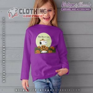 Snoopy The Boo Crew Halloween Snoopy The Boo Crew Halloween kids Longsleeves 510x510