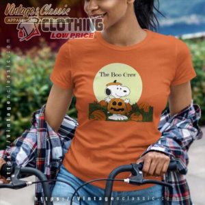 Snoopy The Boo Crew Halloween Women TShirt 510x510