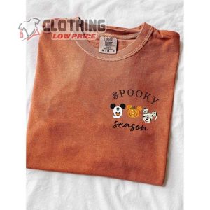 Spooky Season Mickey Pumpkin Spooky Boo Halloween Shirtt3