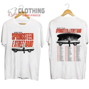 Springsteens And Estreets Band Tour 2023 Shirt, Bruce Springsteen 2023 Tour Shirt, Bruce Springsteen Tour Dates Merch