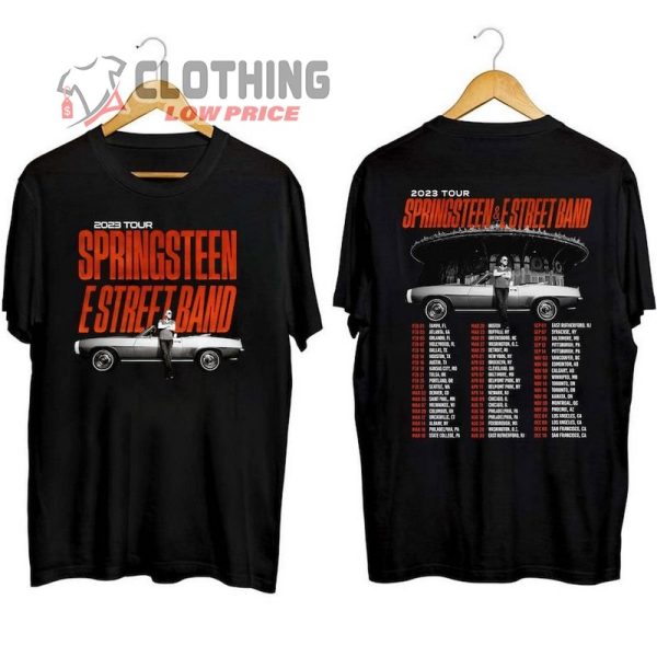 Springsteens And Estreets Band Tour 2023 Shirt, Bruce Springsteen 2023 Tour Shirt, Bruce Springsteen Tour Dates Merch