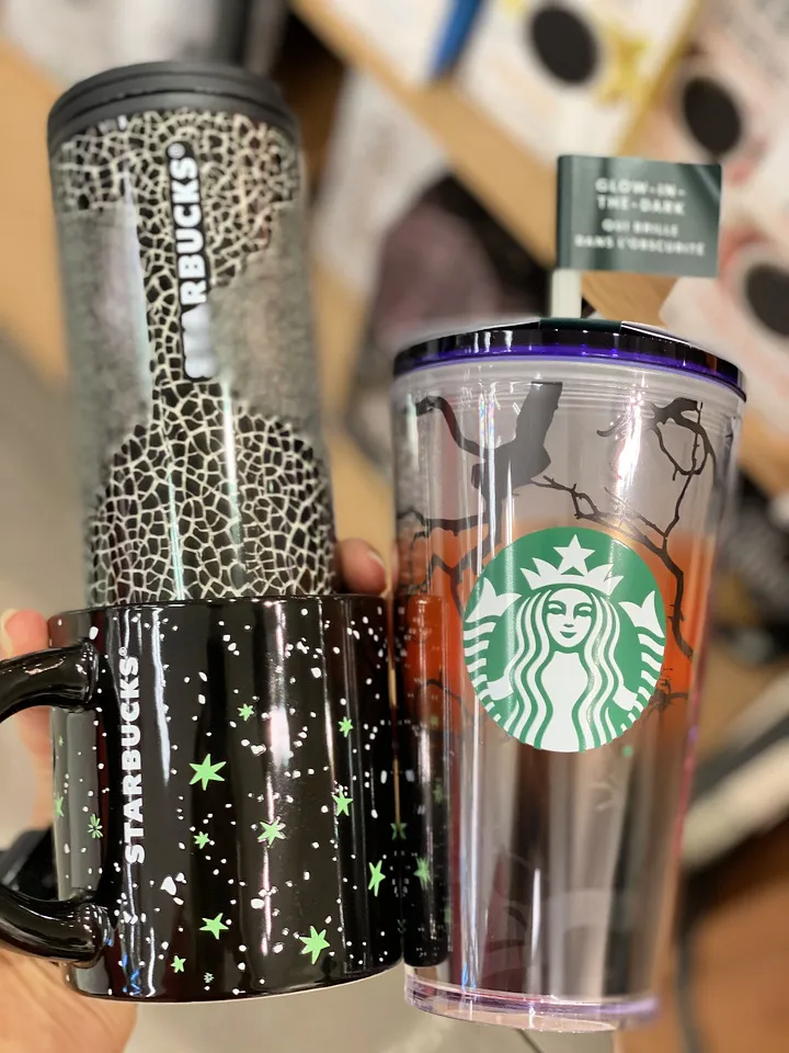 Starbucks Halloween Night Crackle Tumbler ebay