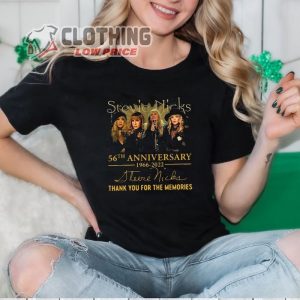 Stevie Nicks 56th Anniversary Signature T- Shirt, Stevie Nicks Fan Lover T- Shirt, Stevie Nicks 2023 Tour Setlist T- Shirt