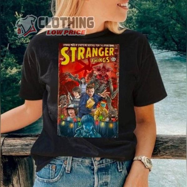 Stranger Things Halloween Horror Nights 2023 T-Shirt, Halloween Demogorgon Hawkins Town Hhn 2023  Merch