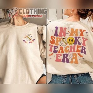 Teacher Halloween T Shirt Spooky Teacher Teacher Halloween Shirt Best Teacher Halloween Costumes Merch 1