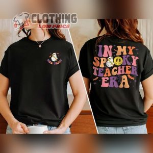 Teacher Halloween T Shirt Spooky Teacher Teacher Halloween Shirt Best Teacher Halloween Costumes Merch 3