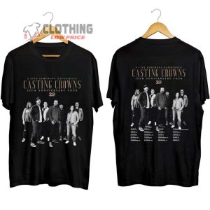 The Casting Crowns 20Th Anniversary Tour Merch, A Live Symphony Experience Casting Crowns Shirt, The Casting Crowns Band Tour Dates 2023 T-Shirt