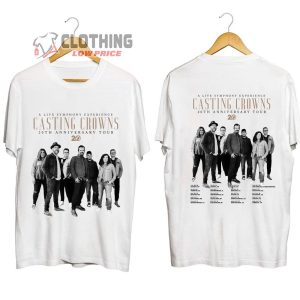 The Casting Crowns 20Th Anniversary Tour Merch, A Live Symphony Experience Casting Crowns Shirt, The Casting Crowns Band Tour Dates 2023 T-Shirt