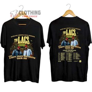 The Lacs The Party From The South Tour 2023 Merch The Lacs Live Tour Dates 2023 Shirt The Lacs Tour 2023 With Special Guesta Justin Champagne And Dustin Spears T Shirt 1