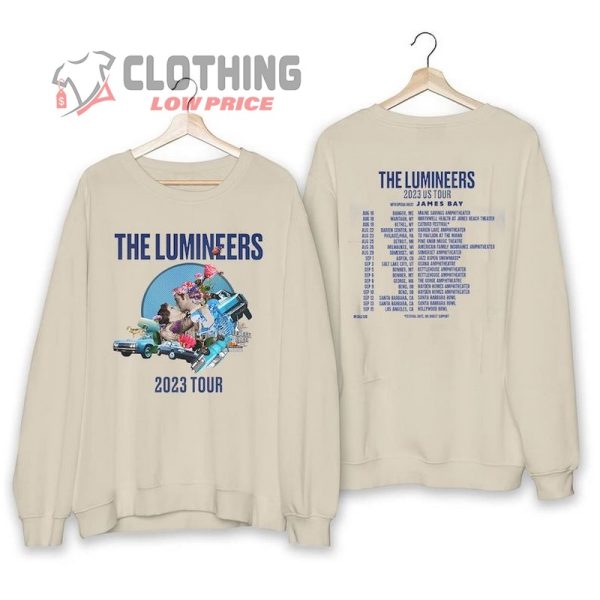 The Lumineers 2023 Us Tour T- Shirt, The Lumineers 2023 Concert Shirt, The Lumineers 2023 Tour Dates Shirt, Lumineers Concert Outfit Merch