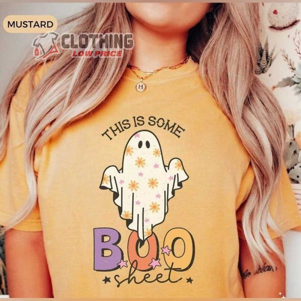 This Is Some Boo Sheet Shirt, Retro Ghost Shirt, Funny Boo Tee, Halloween Cute Ghost, Funny Halloween Shirt, Spooky Season, Halloween Gift
