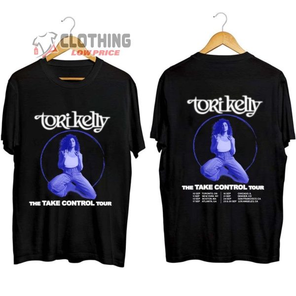 Tori Kelly The Take Control Tour 2023 Merch,  Tori Kelly Tour Dates 2023 Shirt, The Take Control Concert Tori Kelly 2023 Tickets T-Shirt