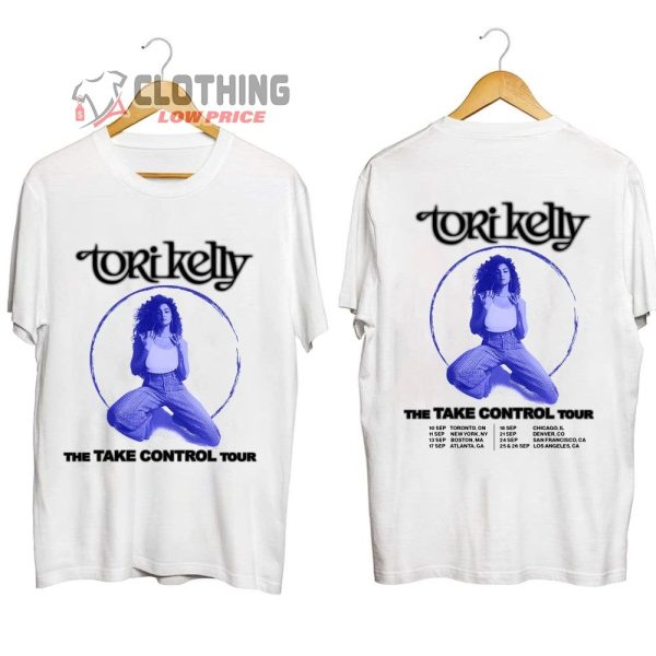 Tori Kelly The Take Control Tour 2023 Merch,  Tori Kelly Tour Dates 2023 Shirt, The Take Control Concert Tori Kelly 2023 Tickets T-Shirt