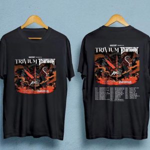 Trivium And Beartooth Shirt, The American Tour 2023 T- Shirt, Trivium European Tour 2023 Dates Merch