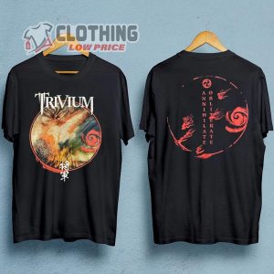 Trivium Band Tour T- Shirt, Trivium Albums Ranked Merch, Trivium Setlist T- Shirt, Trivium European Tour 2023 Dublin Merch