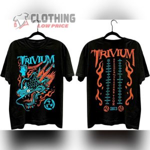 Trivium Dead Men And Dragons Tour 2023 T- Shirt, Trivium Band Tour T- Shirt, Trivium Albums Ranked T- Shirt