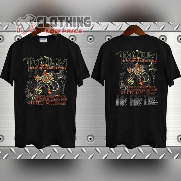 Trivium Deadmen And Dragons Tour 2022 T- Shirt, Trivium European Tour 2023 Schedule T- Shirt, Trivium Band Members T- Shirt