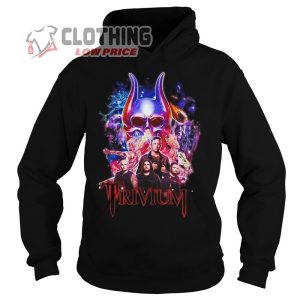 Trivium Other Worlds Hoodie, Trivium European Tour 2023 Dates Hoodie, Trivium Albums Ranked Merch