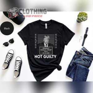 Trump Mugshot T- Shirt, Trump Not Guilty Shirt, Donald Trump Campaign T- Shirt, Trump Never Surrender Shirt