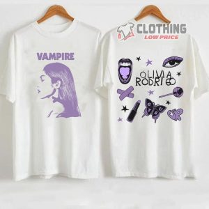 Vampire Olivia Rodrigo Merch Preorder Guts New Album Shirt Album Guts Olivia Rodrigo T Shirt