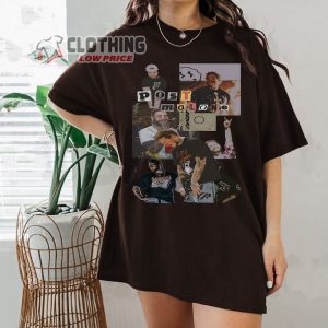 Vintage Post Malone Sunflower Song TShirt Post Malone Concert Setlists Shirt Post Malone Shirt Posty Graphic Tee Post Malone Songs Merch3