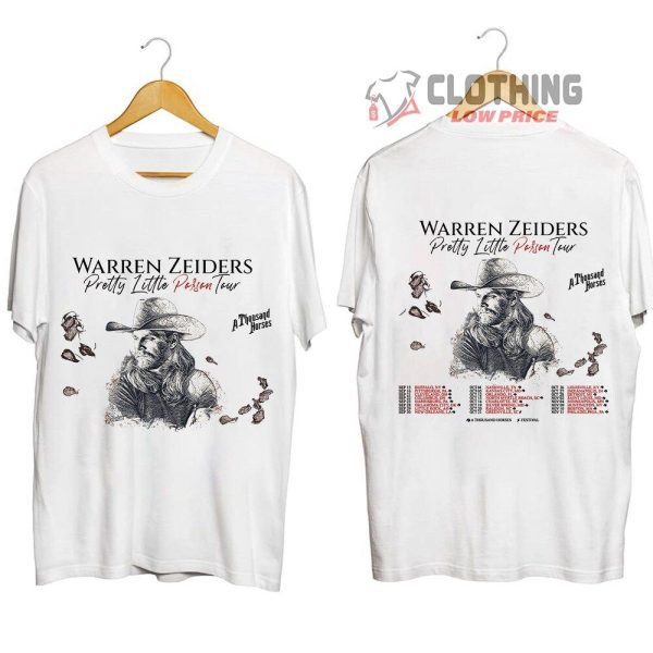 Warren Zeiders Pretty Little Poison Tour 2023 Merch, Warren Zeiders A Thousand Horses Sihrt, Warren Zeiders Tour Dates 2023 Setlist T-Shirt