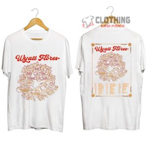 Wyatt Flores Times Are Getting Hard Tour 2023 Merch, Wyatt Flores Tour Setlist Shirt, Wyatt Flores 2023 Songs Tee, Times Are Getting Hard Concert T-Shirt