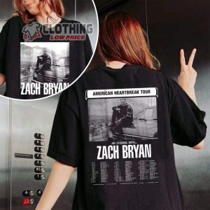 Zach Bryan Vintage Heartbreak Country Merch Zach Bryan 2023 Concert Ticket Price Merch Zach Bryan Shirt Zach Bryan Tour 2023 Tee Shirt1