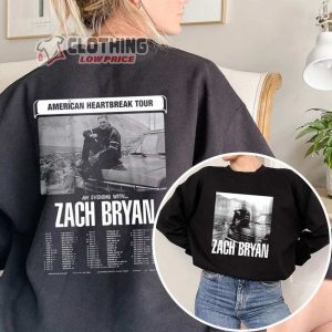 Zach Bryan Vintage Heartbreak Country Merch Zach Bryan 2023 Concert Ticket Price Merch Zach Bryan Shirt Zach Bryan Tour 2023 Tee Shirt2