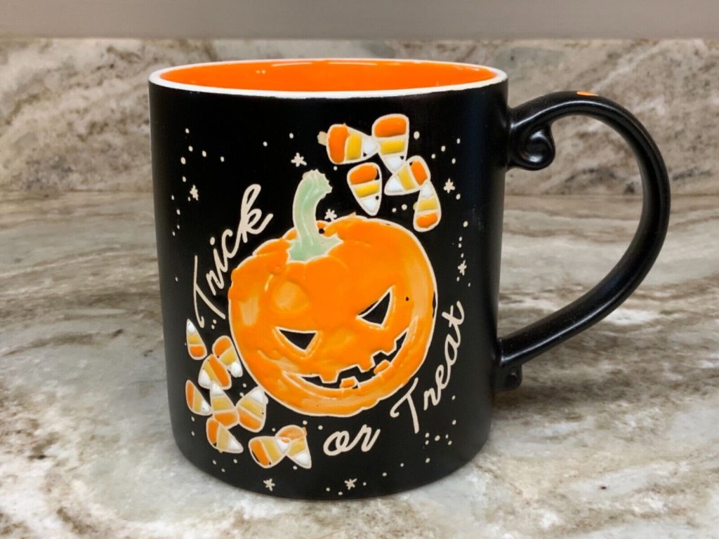 offee Mug Halloween Jack O Lantern And Candy Corn picclick