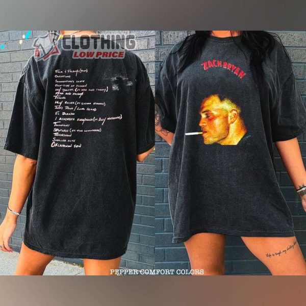 Zach Bryan New Album Shirt, The Quittin Time Tour 2024 Shirt, Vintage Zach Bryan Shirt, Zach Bryan Country Music Tee Gift