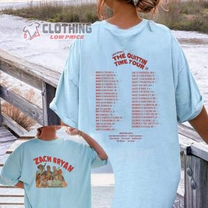 Zach Bryan The Quittin Time Tour Sweatshirt, Vintage Zach Bryan Shirt, Zach Country Music, Zach Bryan 2024 Fan Gift