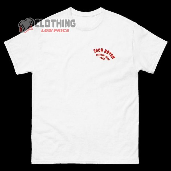 Unisex Zach Bryan Tour Shirt, The Quittin Time Tour 2024 Merch, Zach Country Music Shirt, Zach Bryan Fan Gift