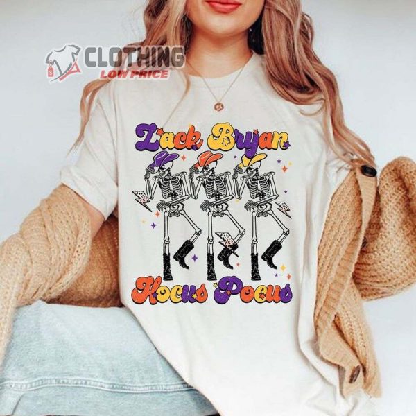 Zach Bryan Hocus Pocus T-Shirt, Zach Bryan Sweatshirt, Zach Bryan Halloween, Bryan Cowboy, Zach Bryan Tour Merch, Halloween Gift