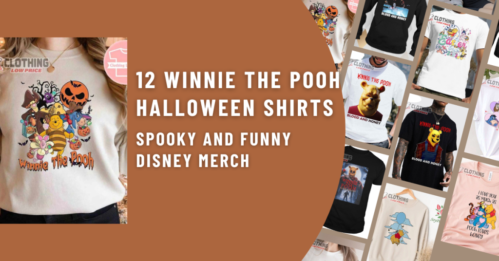 12 Winnie the Pooh Halloween Shirts – Spooky and Funny Disney Merch