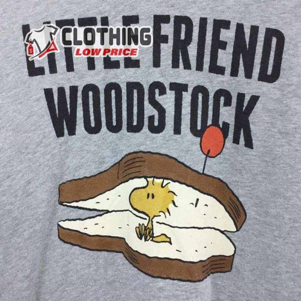 Rare!! Woodstock Sweatshirt Big Print Woodstock Snoopy Spellout Little Friend Woodstock Pullover Jumper Crewneck Peanuts Cartoon