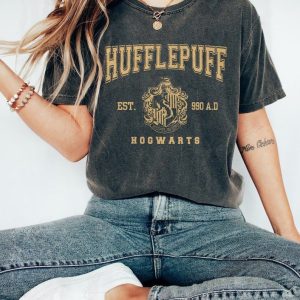 Comfort Wizard Houses Family Shirt, Wizard School Bookish Shirt, Sorting Hat Potterhead