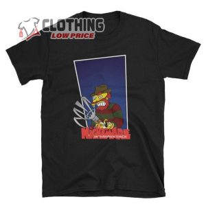 A Nightmare On Evergreen Terrace Simpsons Short Sleeve Unisex T Shirt2