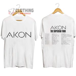 Akon Fall 2023 The Superfan Tour Merch The Superfan Tour Akon 2023 Shirt Akon 2023 North American Tour Dates T Shirt 2