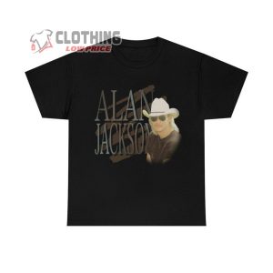 Alan Jackson Vintage Shirt Artist Alan Jackson Country Music Tour Short Sleeve Unisex Tee