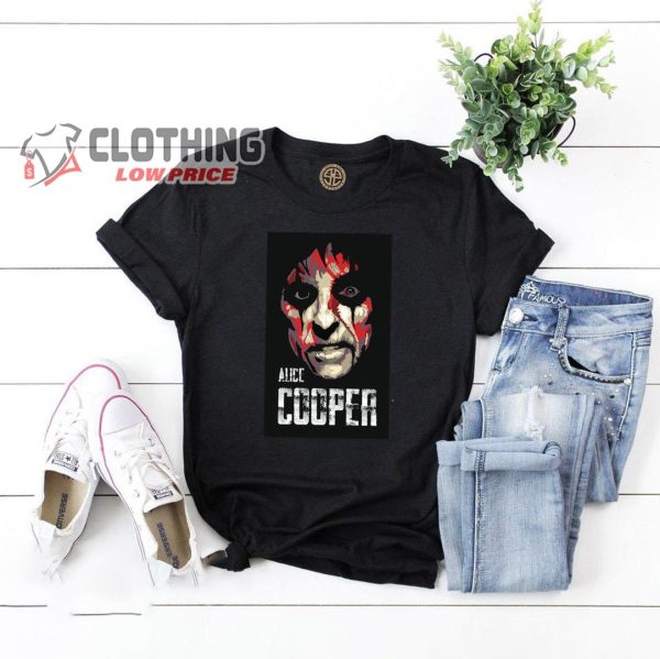 Alice Cooper Logo New 2023 T- Shirt, Alice Cooper Halloween T- Shirt, Alice Cooper Special Forces Merch