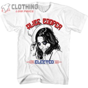 Alice Cooper Special Forces Shirt, Alice Cooper Elected Logo Shirts, Alice Cooper Tour Rock Music Shirt