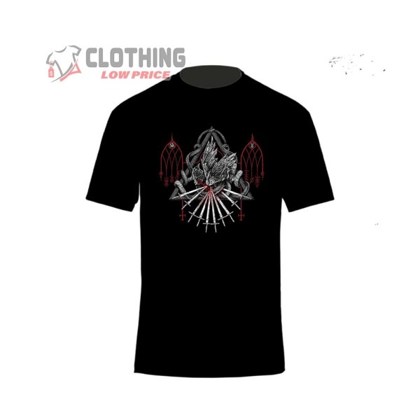 Angels Hung from the Arches of Heaven Merch, Goatwhore Album Shirt, Goatwhore November 2023 US Headlining Tour T-Shirt