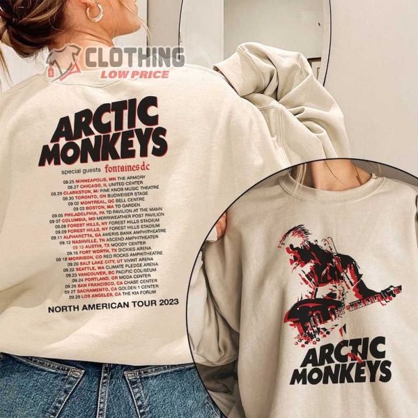 Arctic Monkey North America Tour Dates 23 Shirt, Am Tour Shirt, Do I Wanna Know Sweatshirt, Artic Monkey Tour 2023 Unisex Tee