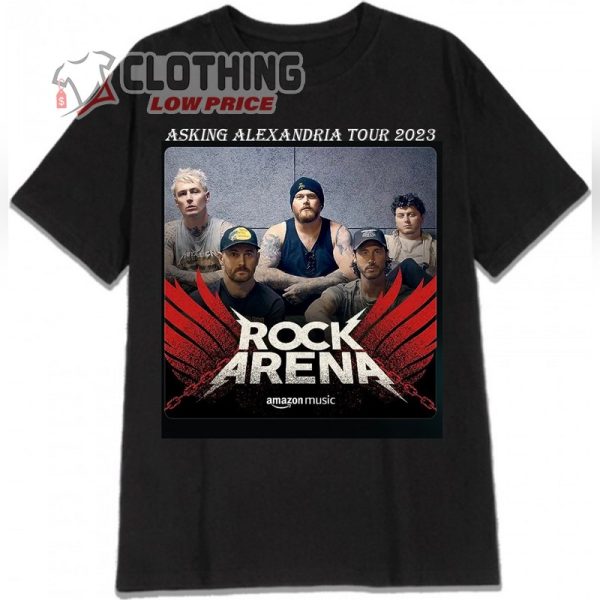 Asking Alexandria 2023 Tour Merch Shirt, Asking Alexandria Setlist 2023 Hoodie, Asking Alexandria Tickets Merch