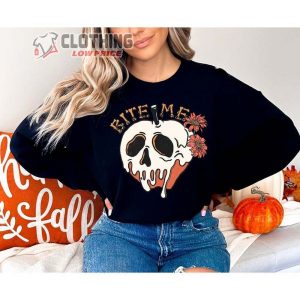 Bite Me Halloween Shirt Halloween Sweatshirt Hall2