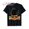 Black Cat Halloween Decor Shirt, Black Cat Halloween Pumpkin Jack O’ Lantern Cat T- Shirt, Halloween 2023 Trends Merch, Halloween Cat Shirt