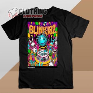 Blink 182 Halloween Shirt, Blink 182 30 Years Anniversary Happy Halloween 2022 Poster Shirt, Funny Halloween Shirt, Halloween 2023 Trends Merch