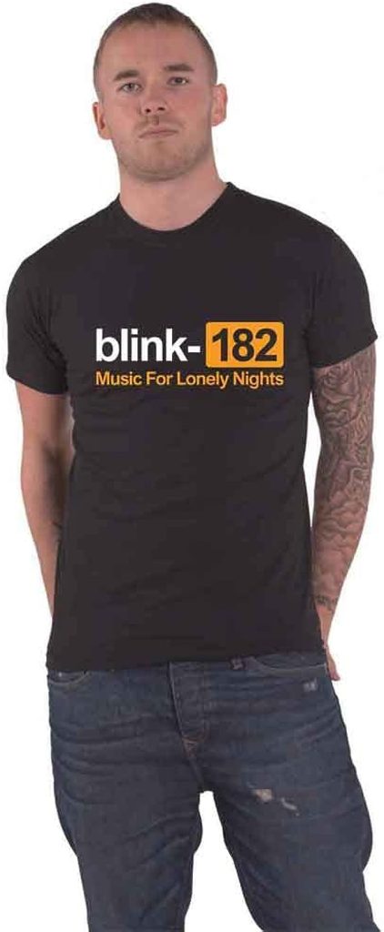 Blink 182 Mens Lonely Nights T Shirt amazon