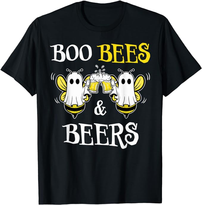 Boo Bees Beers Couples Halloween Costume T Shirt amazon